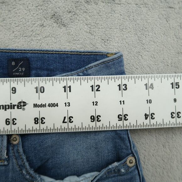 Lucky Brand Jeans Womens Size 8 High-Rise Bridgette Skinny 26" Inseam Distressed - Picture 4 of 16